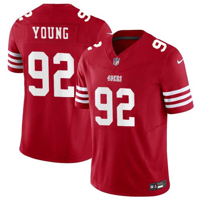 Men & Women & Youth San Francisco 49ers #92 Chase Young Red 2023 F.U.S.E. Limited Jersey